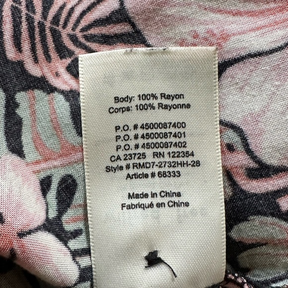 Aritzia Floral Cuban Collar Buttondown - Picture 7 of 7